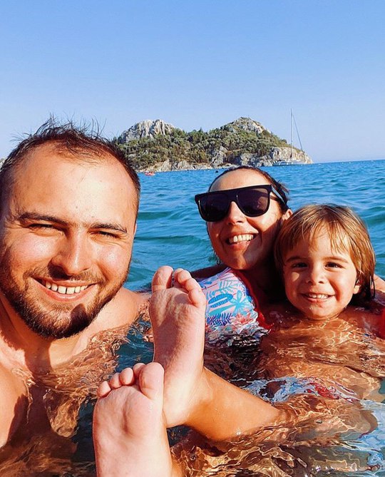 Джамала с семьей