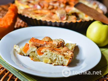 Гарбузовий пиріг з яблуками: смачно і дуже корисно