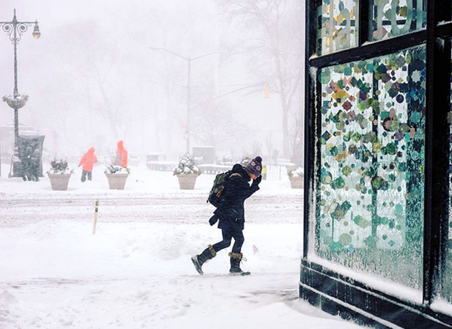 Нью-Йорк в снігу: приголомшливі фотографії, що нагадують картини імпресіоністів