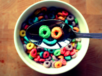 Смайлик на ложке