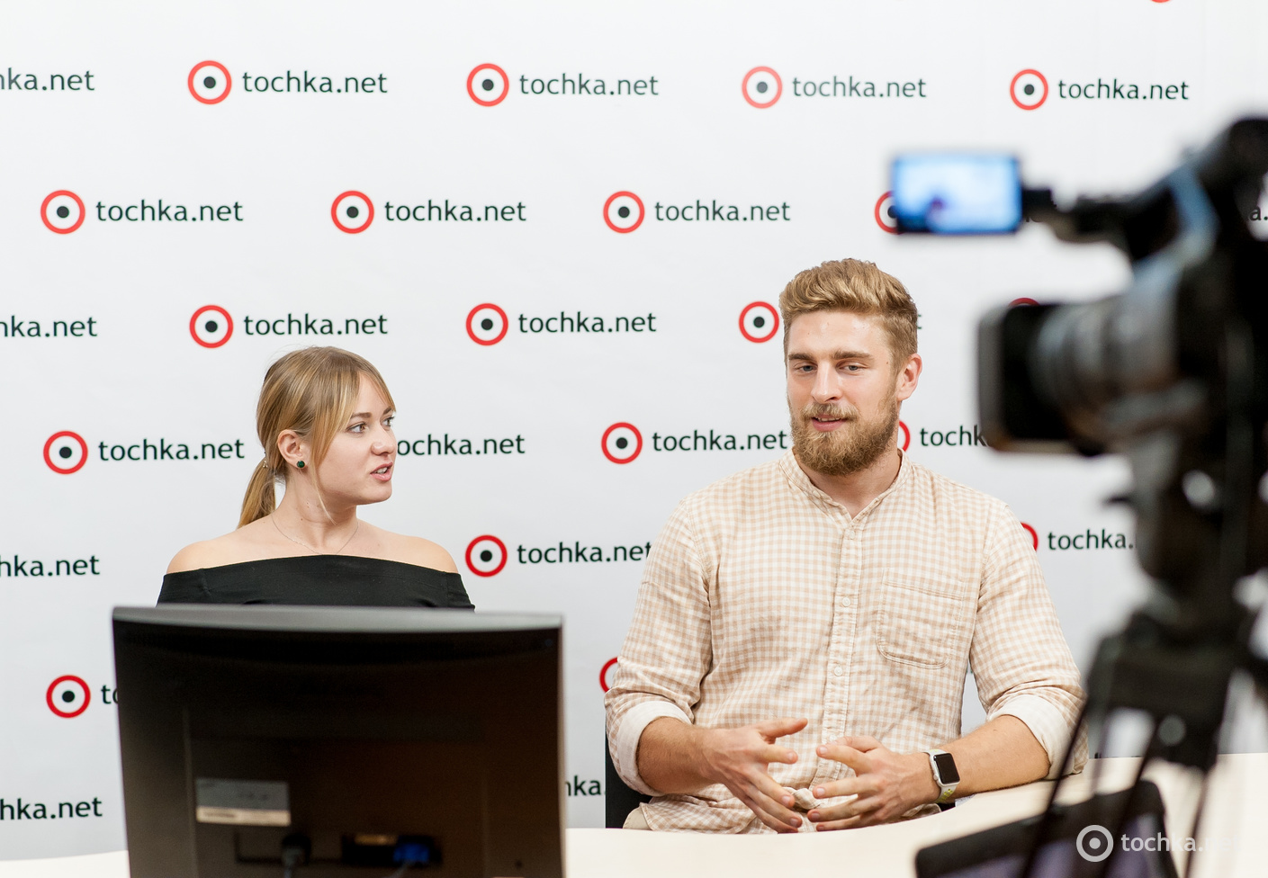 Міла Киселиця (актриса і директор театру тіней VERBA SHADOW) і Руслан Бокач (актор і технічний директор театру VERBA SHADOW)