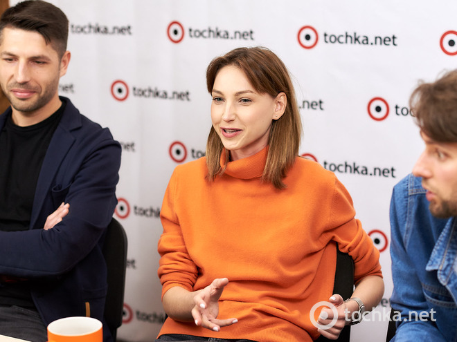 Актеры и сопродюсер фильма "Побачення у Вегасі"