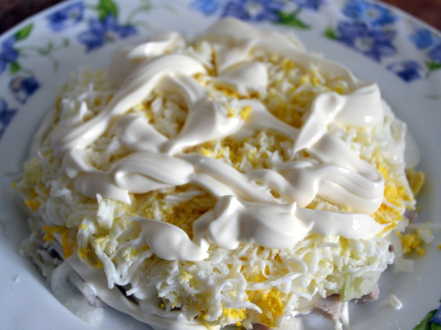 Салат Нежный мужчина пошаговый рецепт с фото