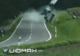 Сумашедшая авария на гонках