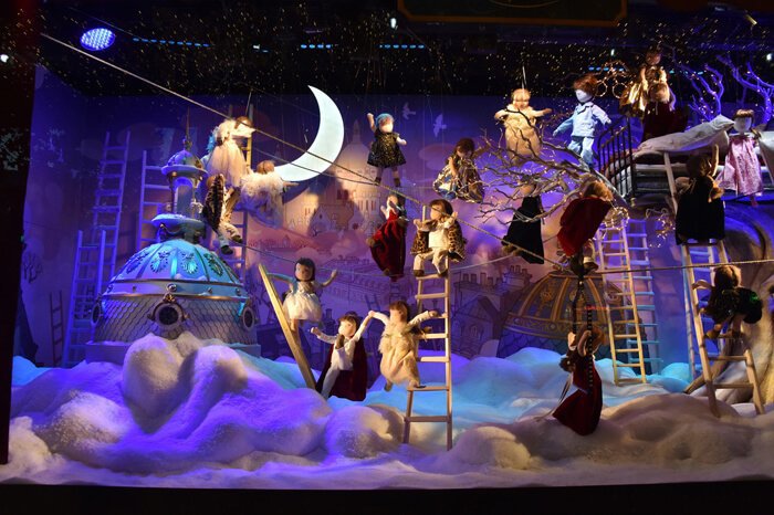 Найгарніші різдвяні вітрини світу: Самые красивые рождественские витрины мира: Printemps