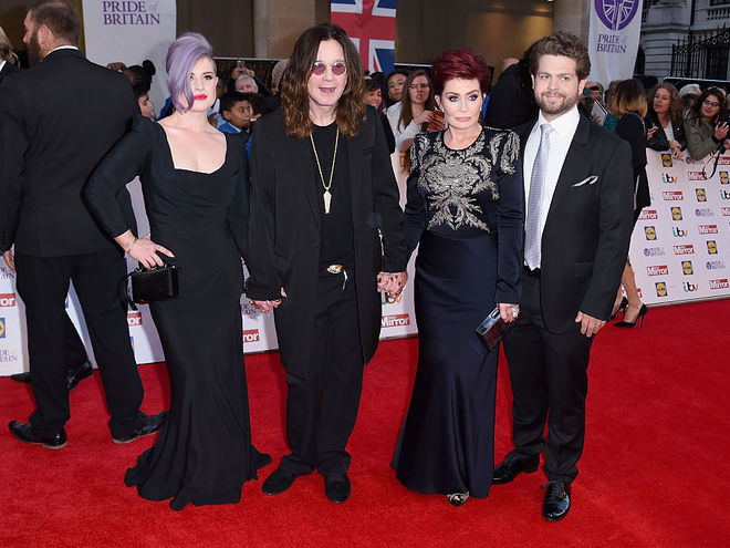 Оззи Осборн с семьей