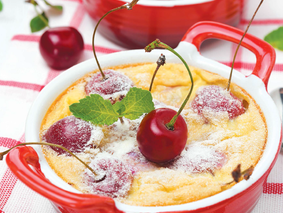 Клафути с вишней