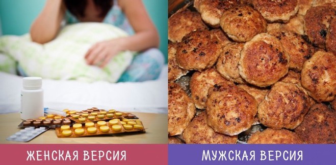 Взгляд на вещи мужчиной и женщиной