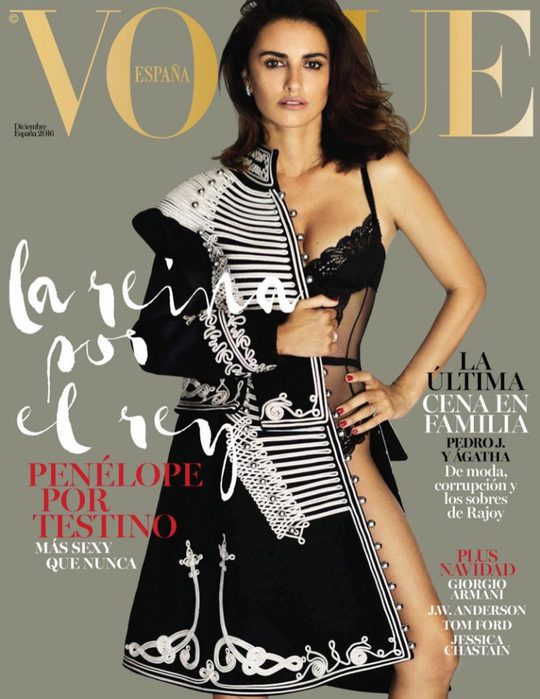 Пенелопа Крус в соблазнительной фотосессии для Vogue