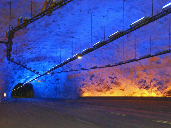Самые длинные автомобильные туннели мира: Лердальский тоннель, Норвегия