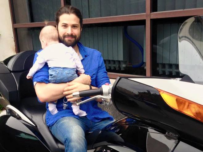 Володимир Ткаченко з донькою