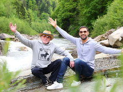 Мирзоян, Решетняк, Козловский и Соломко открыли туристический сезон в Карпатах