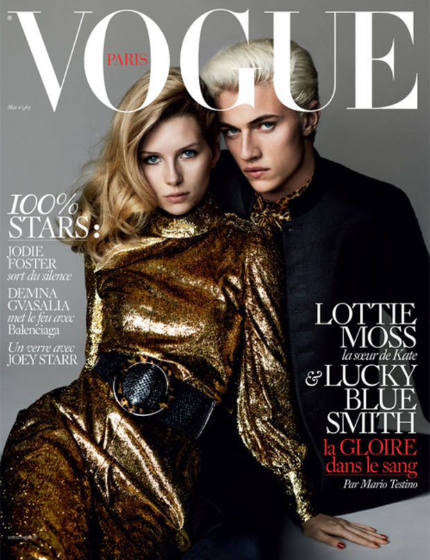 Лотти Мосс на обложке Vogue Paris