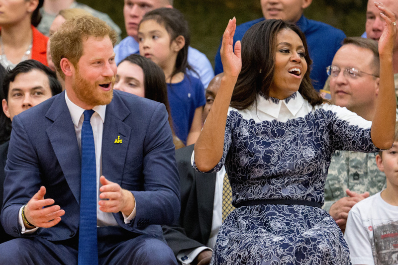 Мішель Обама і Принц Гаррі