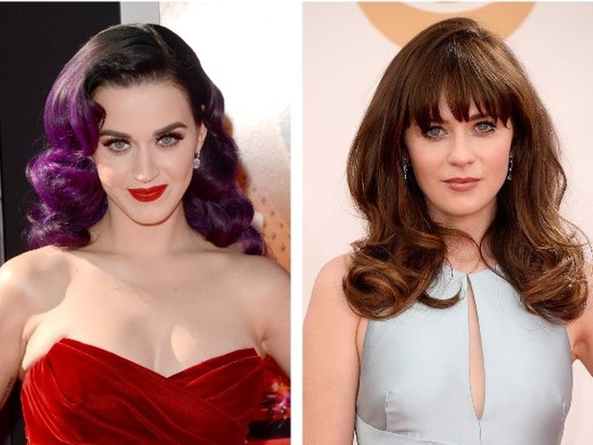 Кэти Перри и Зои Дешанель