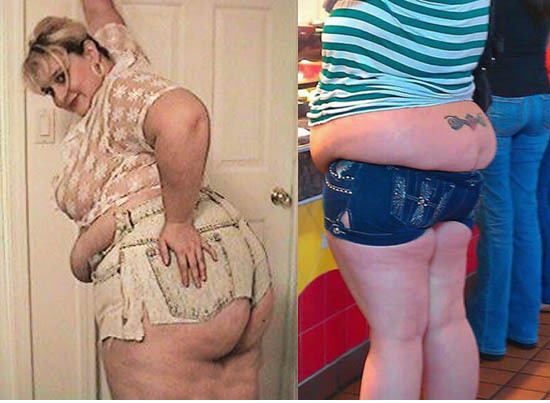 Девушки-пушинки в шортиках