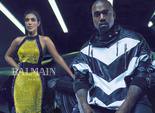 Кім Кардашьян і Каньє Вест у рекламі Balmain