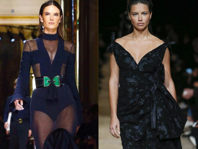 Алессандра Амбросио и Адриана Лима