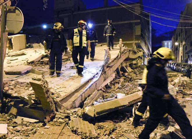 Землетрясение в Испании