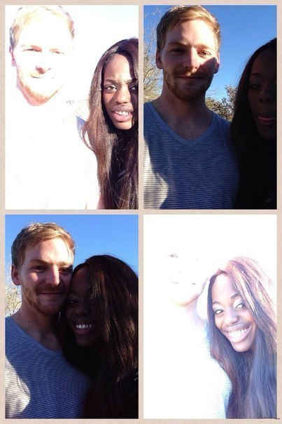 Как сложно сделать хорошее совместное фото, когда вы разного цвета кожи