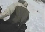 Опасные трюки на лыжах