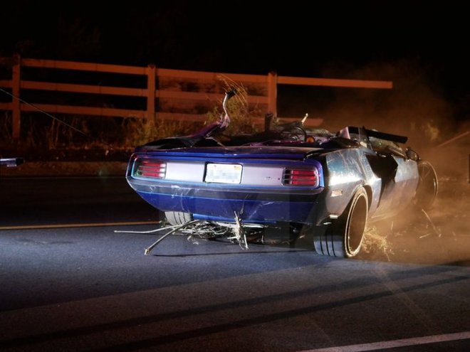 Кевин Харт попал в ДТП: фото с места аварии