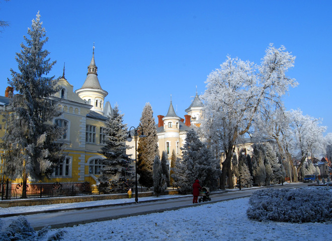 Волшебная зима в городах Украины