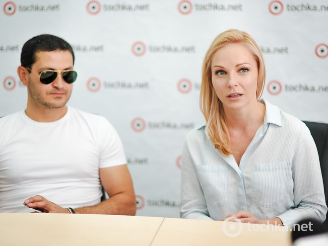 Дар'я Трегубова та Ахтем Сейтаблаєв в гостях у tochka.net 