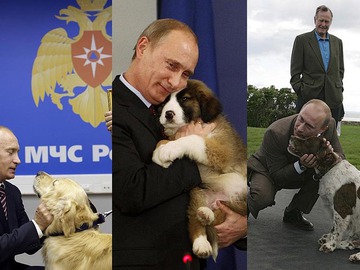 Путин и собачки
