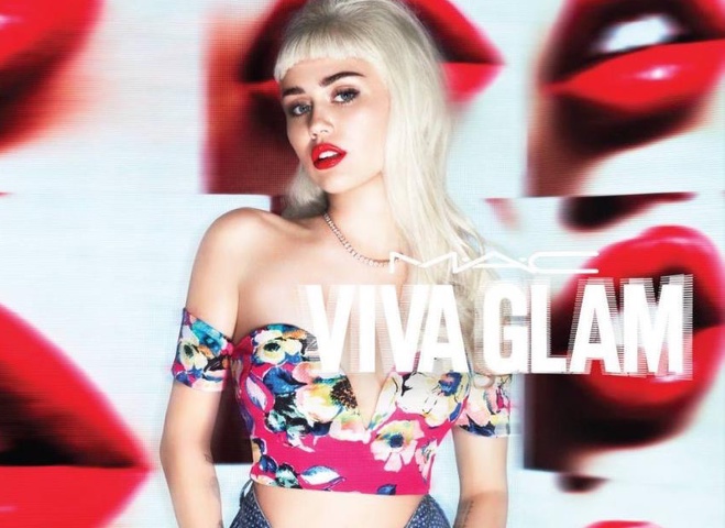 Майлі Сайрус для M.A.C Viva Glam