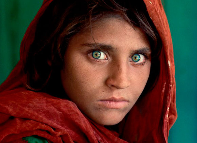 "Афганская девочка", 1985 г.