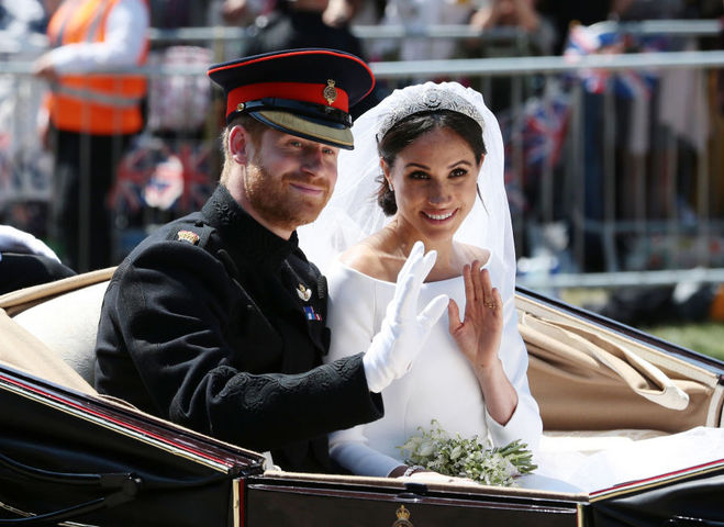 свадьба принца Гарри и Меган Маркл в фотографиях