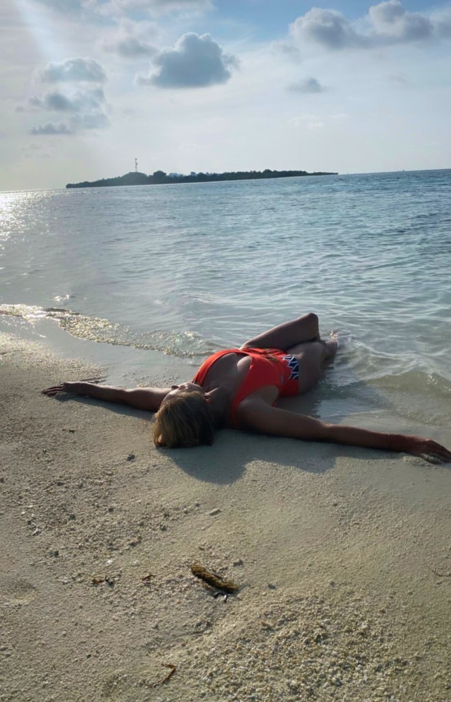 Лілія Ребрик на Мальдівах