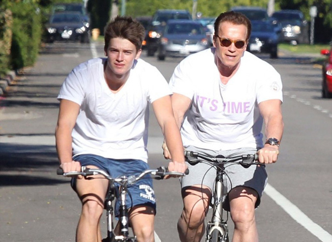 Арнольд и Патрик Шварценеггер