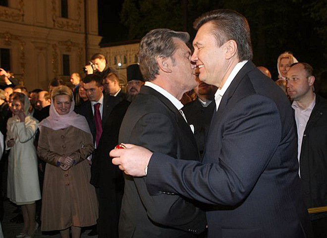 Віктор Ющенко та Віктор Янукович