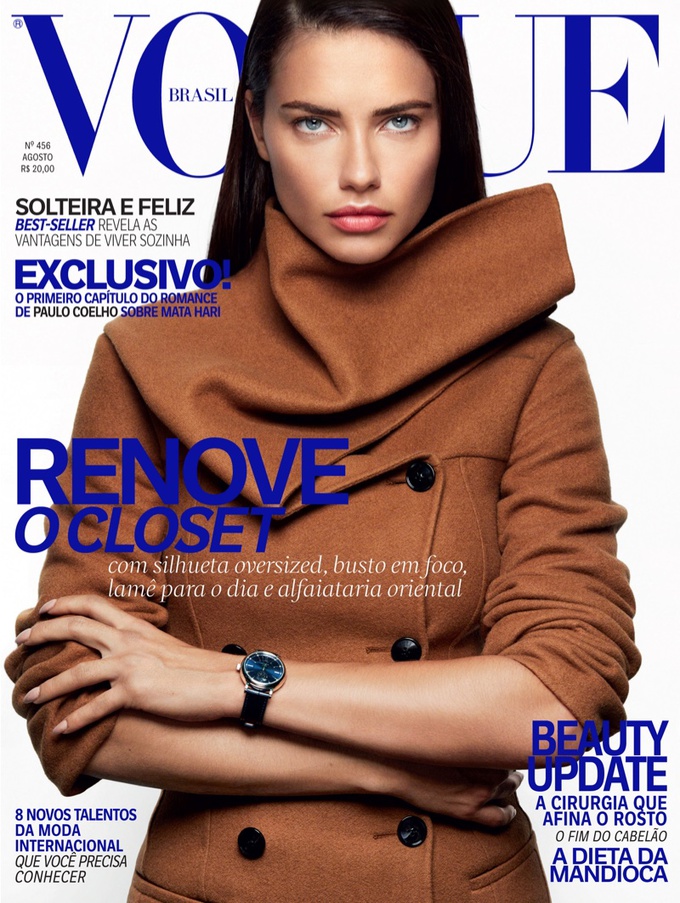 Адриана Лима в фотосессии для Vogue Brazil