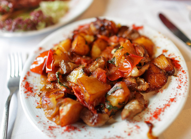 Рецепт жаркого из свинины с картошкой