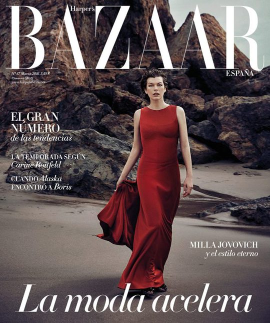 Милла Йовович для Harper's Bazaar Spain