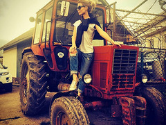 Ольга Фреймут в селе