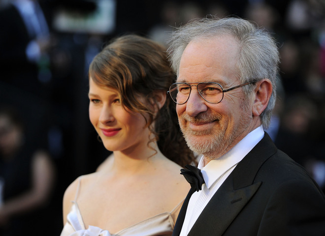 Саша Спілберг та Стівен Спілберг