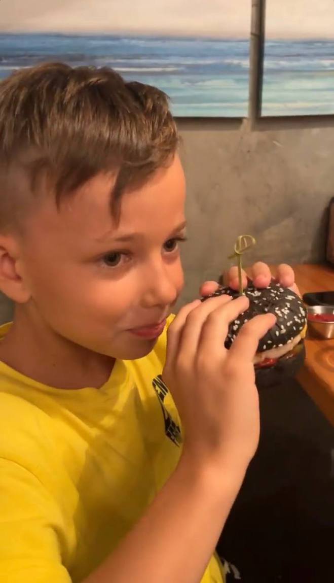 Сын Ксении Мишиной в Крыму