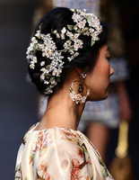 Зачіски для довгого волосся у стилі Dolce & Gabbana Зачіски для довгого волосся у стилі Dolce & Gabbana
