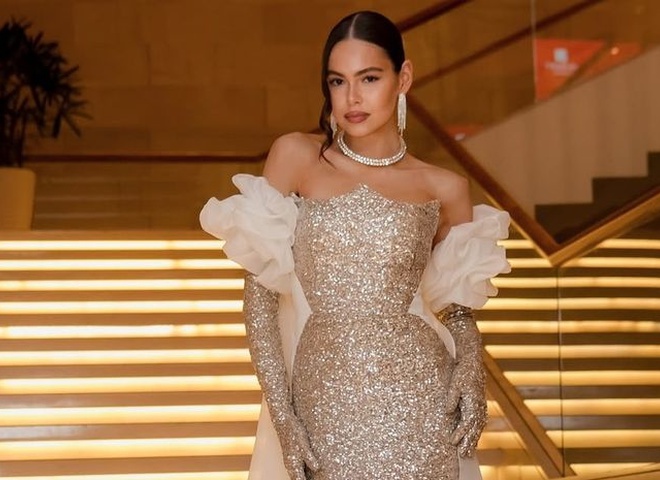 «Міс світу-2025»: Марія Мельниченко представила вечірню сукню для конкурсу