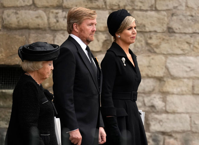 Король Нидерландов Виллем-Александр с женой Максимой