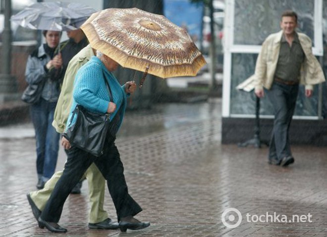 Завтра в Украине - грозовые дожди