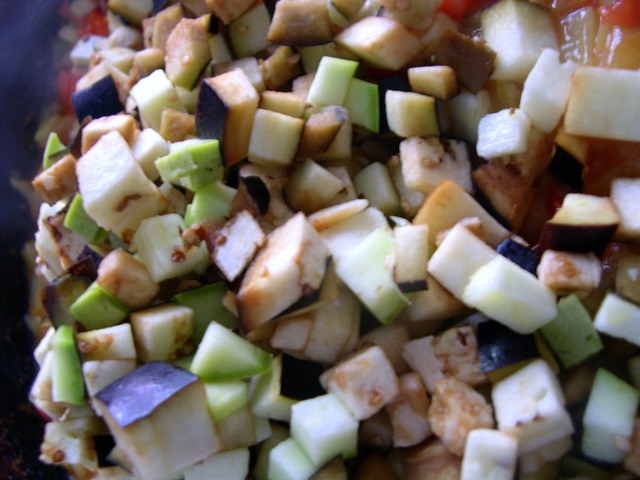 Икра кабачково-баклажанная