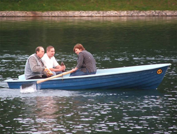 Русский народ на природе