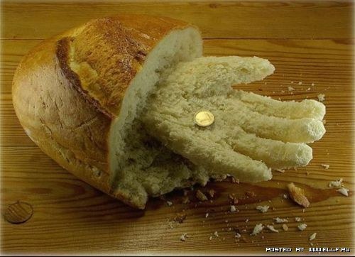 Прикольные фигурки из хлеба