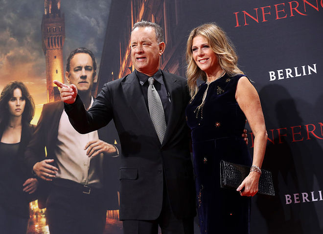 Том Хэнкс и Рита Уилсон