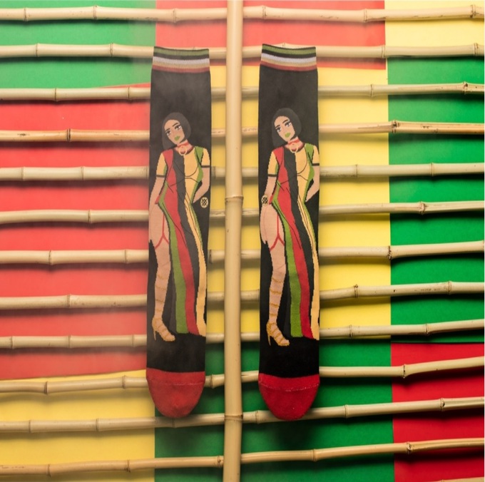 Шкарпетки із зображенням Ріанни